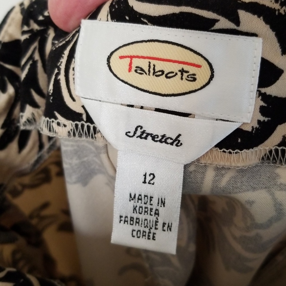 Talbots Taupe with Black Skirt - Picture 2 of 2